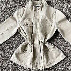 Thrifted beige jacket